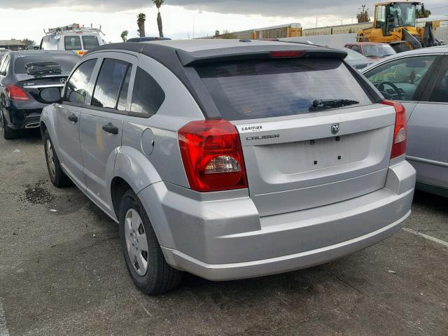 1B3HB28B67D134093 - 2007 DODGE CALIBER SILVER photo 3