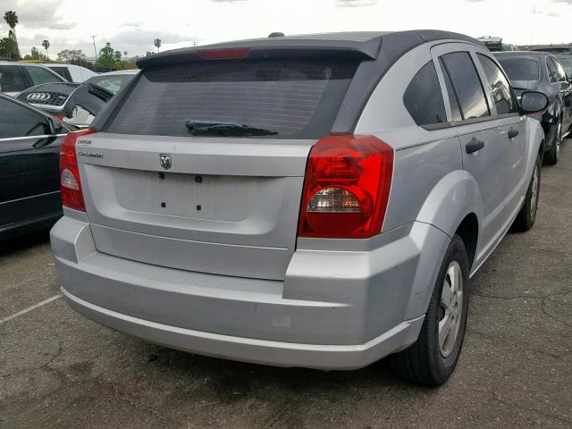 1B3HB28B67D134093 - 2007 DODGE CALIBER SILVER photo 4