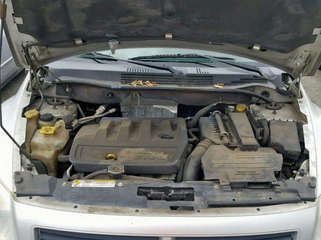 1B3HB28B67D134093 - 2007 DODGE CALIBER SILVER photo 7