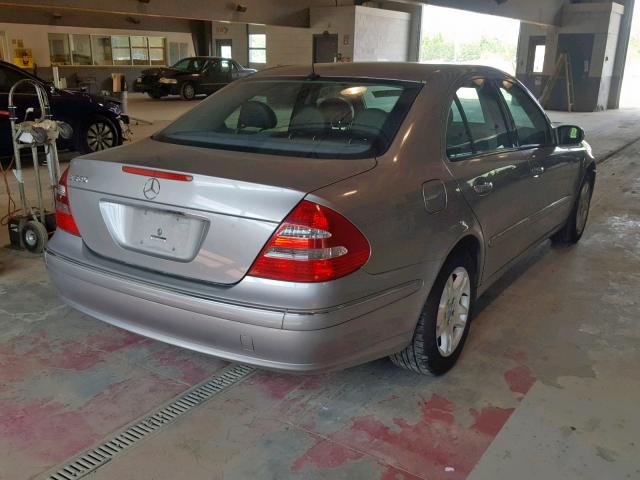 WDBUF65J53A234779 - 2003 MERCEDES-BENZ E 320 SILVER photo 4