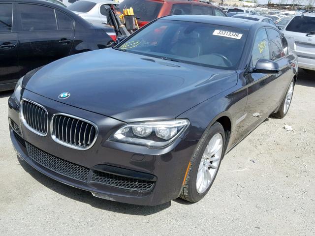 WBAYA8C55DD227542 - 2013 BMW 750 I CHARCOAL photo 2