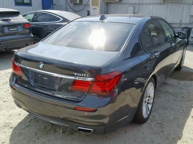 WBAYA8C55DD227542 - 2013 BMW 750 I CHARCOAL photo 4