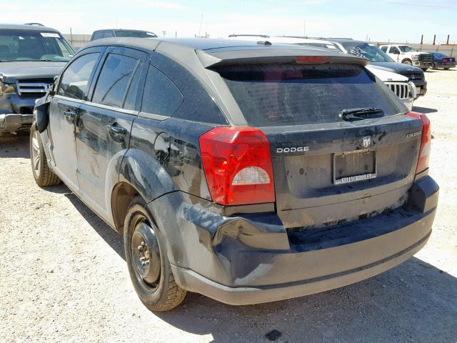 1C3CDWDA4CD537124 - 2012 DODGE CALIBER SX BLACK photo 3