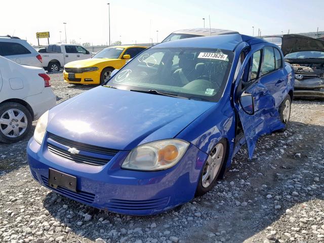 1G1AL58F187104963 - 2008 CHEVROLET COBALT LT BLUE photo 2