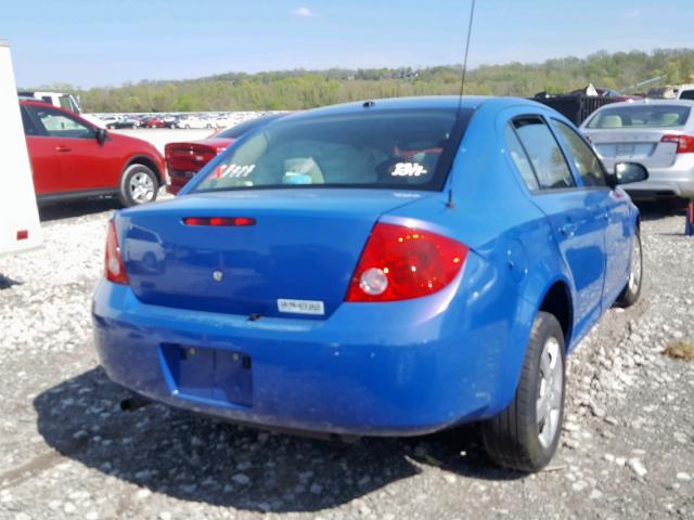 1G1AL58F187104963 - 2008 CHEVROLET COBALT LT BLUE photo 4