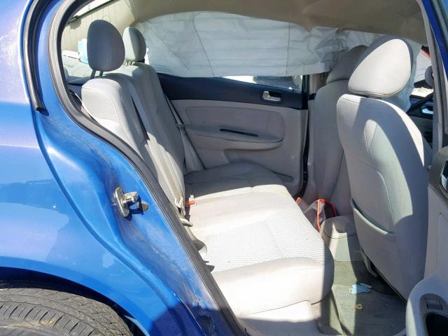 1G1AL58F187104963 - 2008 CHEVROLET COBALT LT BLUE photo 6