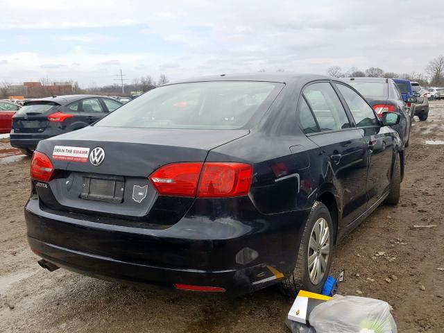 3VW1K7AJ7DM240290 - 2013 VOLKSWAGEN JETTA BASE  照片 4