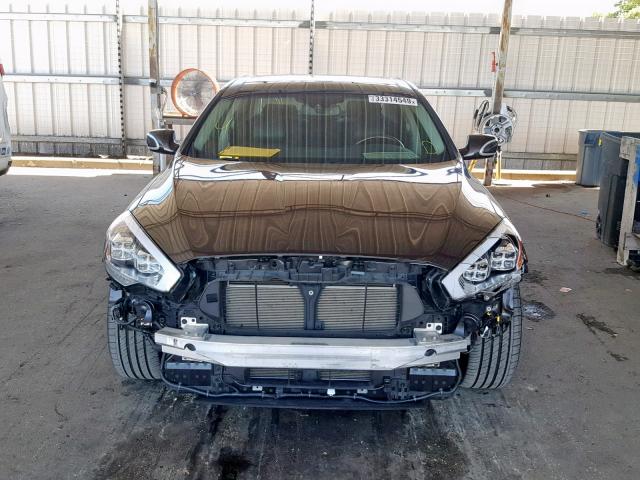 KNALW4D47F6022161 - 2015 KIA K900 BROWN photo 9