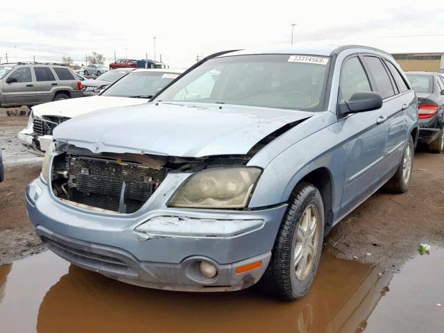 2C8GF68494R617110 - 2004 CHRYSLER PACIFICA BLUE photo 2