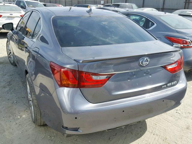 JTHCE1BL6D5005609 - 2013 LEXUS GS 350 GRAY photo 3