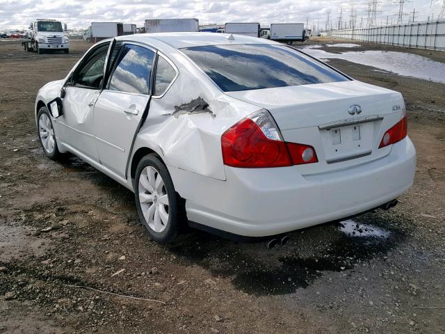 JNKAY01F36M255256 - 2006 INFINITI M35 BASE WHITE photo 3