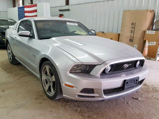 1ZVBP8CF1D5271318 - 2013 FORD MUSTANG GT SILVER photo 1