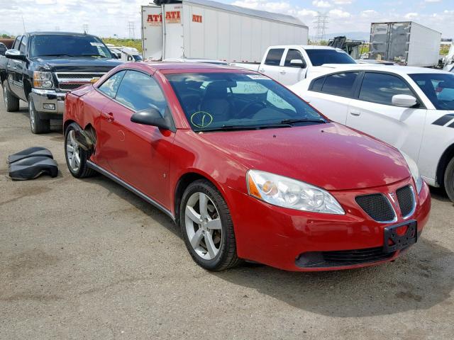 1G2ZH35N274238882 - 2007 PONTIAC G6 GT RED photo 1