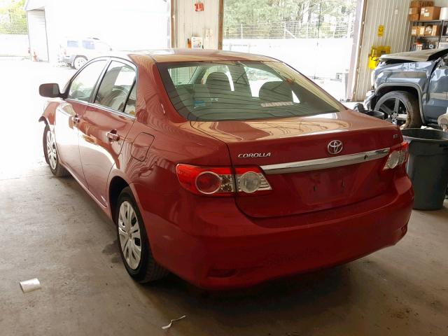 2T1BU4EE0DC981080 - 2013 TOYOTA COROLLA BASE  photo 3