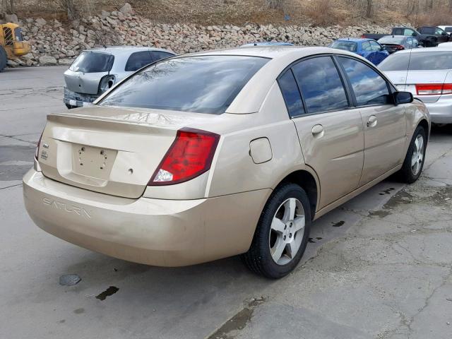 1G8AL55F46Z176098 - 2006 SATURN ION LEVEL GOLD photo 4