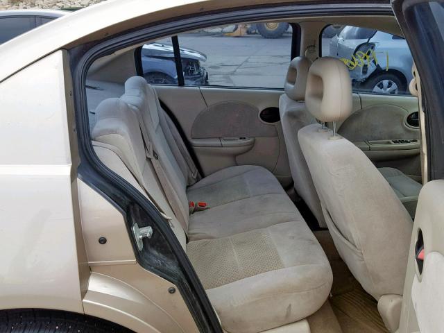 1G8AL55F46Z176098 - 2006 SATURN ION LEVEL GOLD photo 6