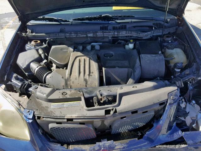 1G2AL18F887257344 - 2008 PONTIAC G5 BLUE photo 7