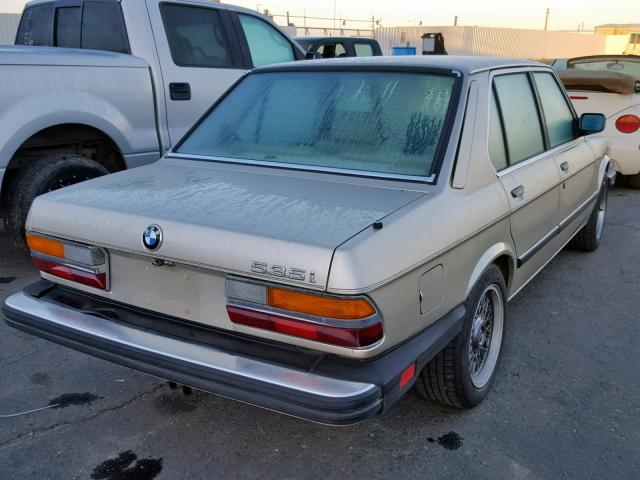 WBADC7407F0653216 - 1985 BMW 535 I TAN photo 4