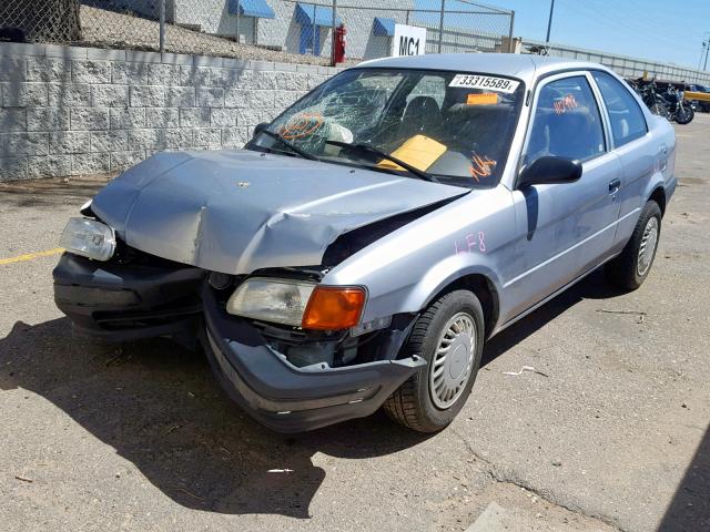 JT2EL55D1S0080913 - 1995 TOYOTA TERCEL STD BLUE photo 2