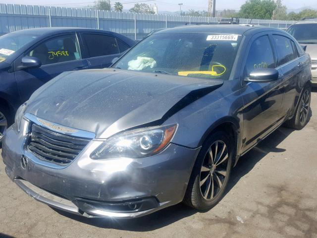 1C3CCBBG2DN720097 - 2013 CHRYSLER 200 TOURIN GRAY photo 2