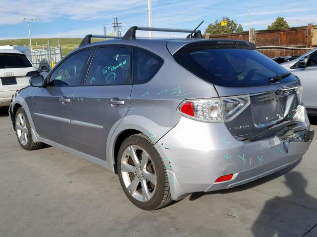 JF1GH63608G836460 - 2008 SUBARU IMPREZA OU SILVER photo 3