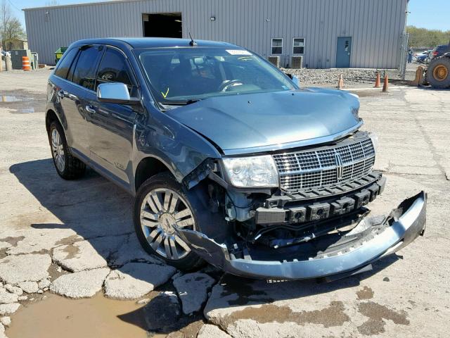 2LMDJ6JC3ABJ27528 - 2010 LINCOLN MKX BLUE photo 1