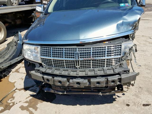 2LMDJ6JC3ABJ27528 - 2010 LINCOLN MKX BLUE photo 7