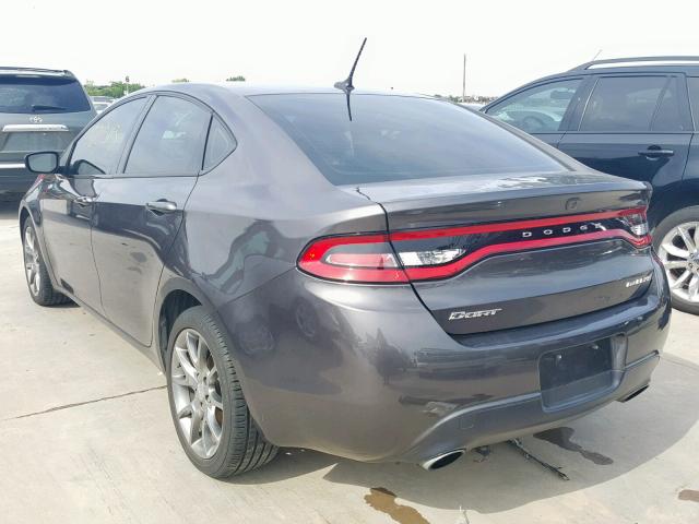 1C3CDFBB2FD118785 - 2015 DODGE DART SXT CHARCOAL photo 3