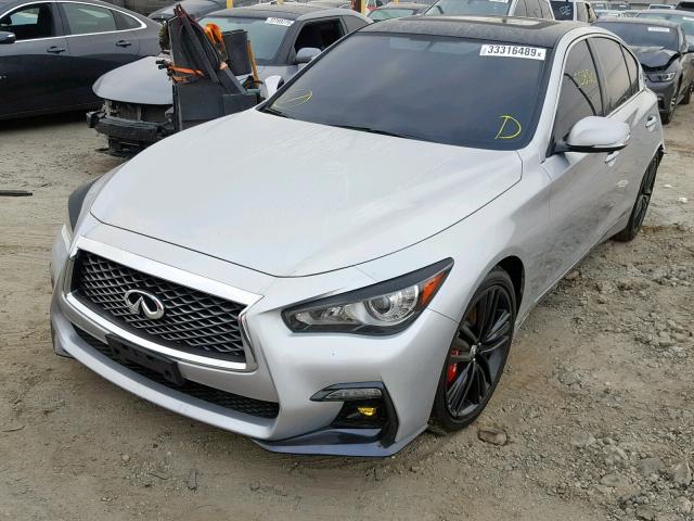 JN1BV7AP3EM682857 - 2014 INFINITI Q50 BASE SILVER photo 2