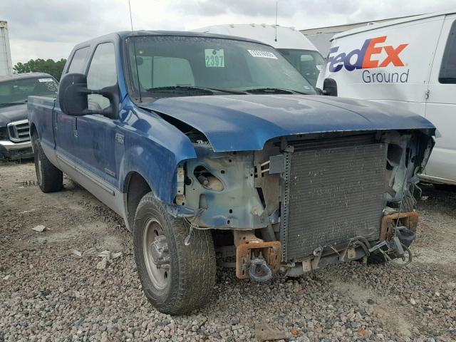 1FTSW30F5YED37999 - 2000 FORD F350 SRW S BLUE photo 1