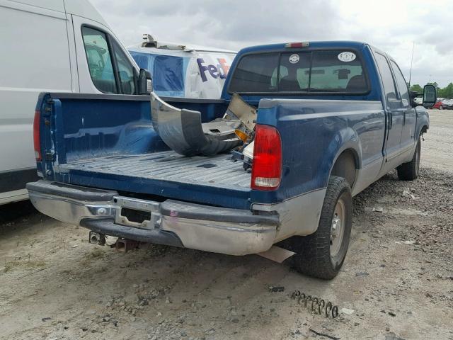 1FTSW30F5YED37999 - 2000 FORD F350 SRW S BLUE photo 4