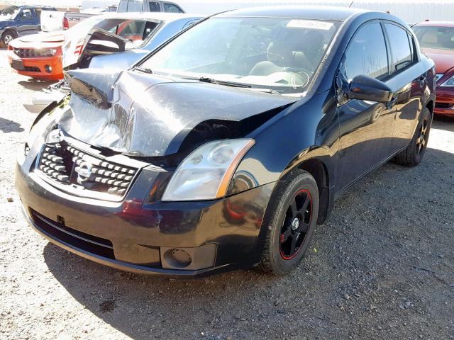 3N1AB61E87L621109 - 2007 NISSAN SENTRA 2.0 BLACK photo 2