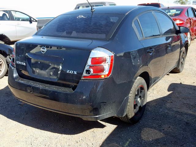 3N1AB61E87L621109 - 2007 NISSAN SENTRA 2.0 BLACK photo 4