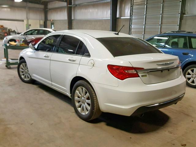 1C3CCBBGXDN659050 - 2013 CHRYSLER 200 TOURIN WHITE photo 3