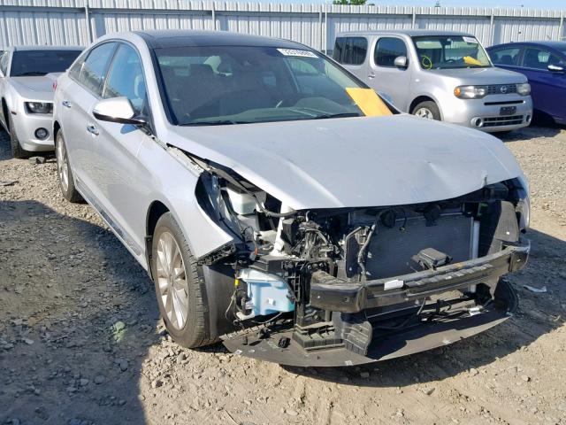 5NPE34AF8FH169525 - 2015 HYUNDAI SONATA SPO GRAY photo 1