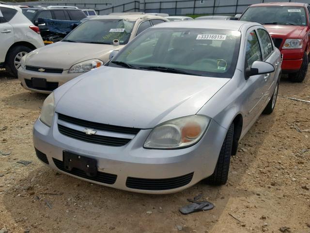 1G1AL55F167636764 - 2006 CHEVROLET COBALT LT SILVER photo 2