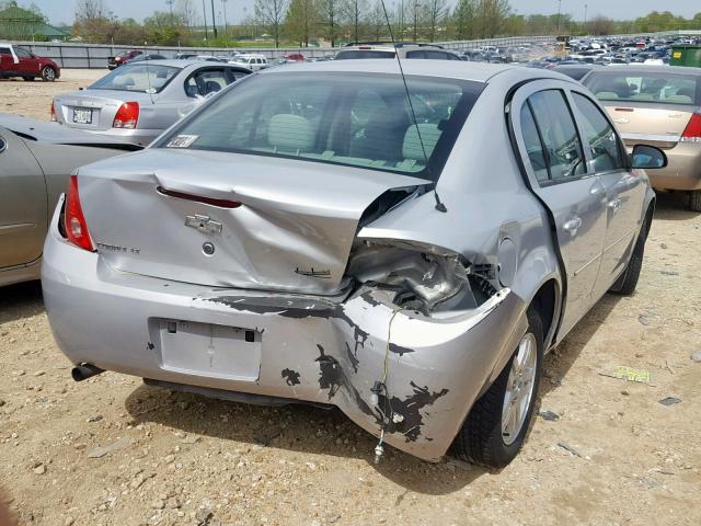 1G1AL55F167636764 - 2006 CHEVROLET COBALT LT SILVER photo 4