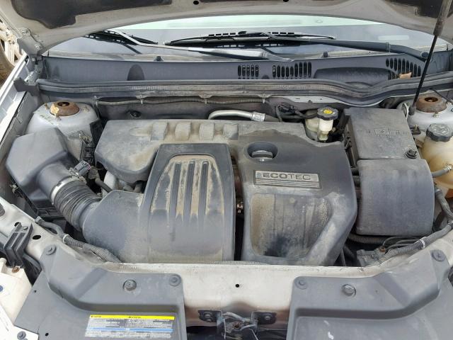 1G1AL55F167636764 - 2006 CHEVROLET COBALT LT SILVER photo 7