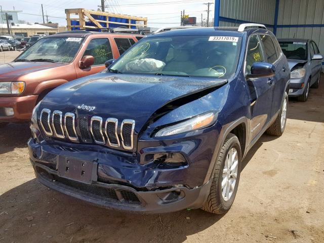 1C4PJMCS6FW546789 - 2015 JEEP CHEROKEE L PURPLE photo 2