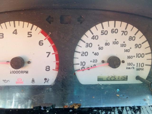 5TEGN92N12Z895238 - 2002 TOYOTA TACOMA DOUBLE CAB PRERUNNER  photo 8