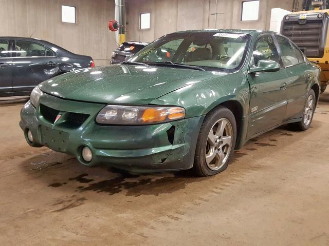 1G2HZ541134143663 - 2003 PONTIAC BONNEVILLE GREEN photo 2