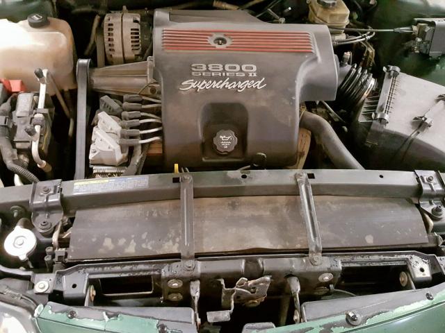 1G2HZ541134143663 - 2003 PONTIAC BONNEVILLE GREEN photo 7