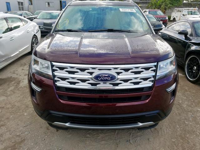 1FM5K7D88KGB03181 - 2019 FORD EXPLORER XLT  photo 9