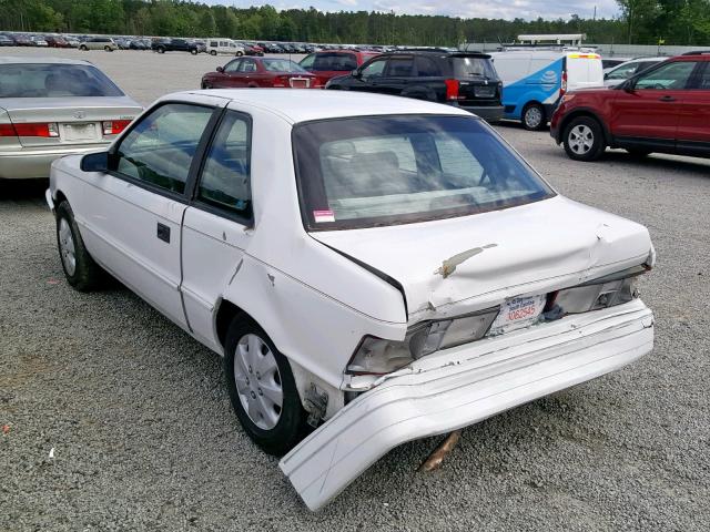 1B3AP24D2RN226468 - 1994 DODGE SHADOW WHITE photo 3