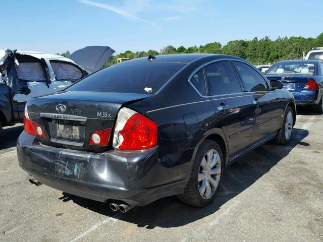 JNKAY01F06M254226 - 2006 INFINITI M35 BASE BLACK photo 4