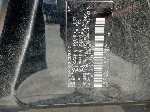 JTLZE4FE5DJ047399 - 2013 TOYOTA SCION XB 黑色 照片 10