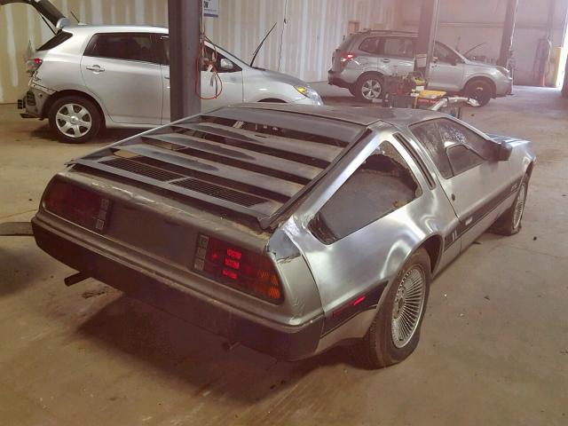 SCEDT26T7BD003162 - 1981 DELOREAN DELOREAN GRAY photo 4