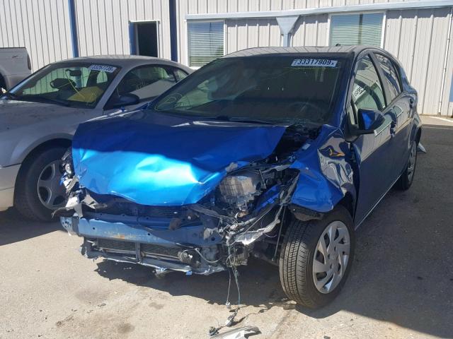 JTDKDTB37F1087422 - 2015 TOYOTA PRIUS C BLUE photo 2