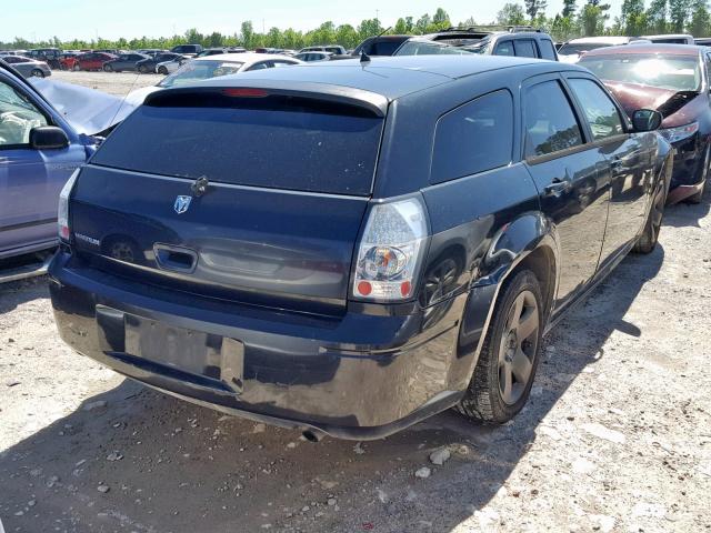 2D4FV47T98H153277 - 2008 DODGE MAGNUM BLACK photo 4