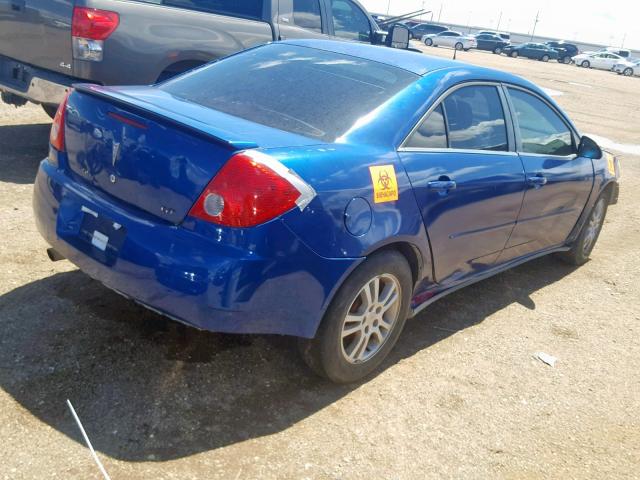 1G2ZH548354150329 - 2005 PONTIAC G6 GT BLUE photo 4